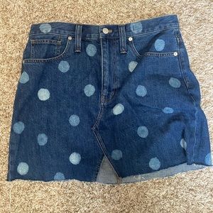 Madewell Denim Mini Skirt